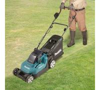 Makita Rasaerba DLM382PT2 TAGLIO 38cm batteria 18V 5,0Ah BL1850B DUB185Z dlm382