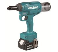 MAKITA Rivettatrice a batteria Li-ion LXT 18V/3.0 Ah, Makpac DRV150RFJ