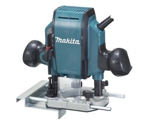 Makita RP0900J fresa verticale e tagliabordi Nero, Blu 900 W
