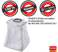 MAKITA Sacchetti per polvere tessile riutilizzabili 6 litri per DVC660 / DVC6...