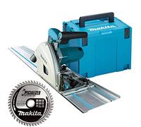 Makita - Sega a immersione da 165 mm, 240 V, guida da 1,5 m, custodia e lama 48T, SP6000J1
