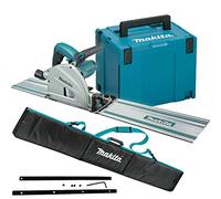 Makita Sega a immersione SP6000J2 240 V 165 mm con 1 binario di guida da 1,5 m + custodia e borsa