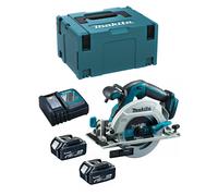 Makita sega circolare dhs680rtj (2 x 5,0 ah + dc18rc + makpac 3) 0088381684408