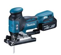 Makita, Seghetto alternativo ad azione pendolare, a batteria, 18 V, 5,0 Ah, in Makpac, incl. 1 batteria e caricabatterie, DJV181RT1J
