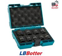 MAKITA set bussole a macchina 9 pezzi attacco quadro 1/2" per avvitatore D-41517