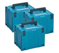 Makita Set di 3x Valigette Makpac Tipo 4
