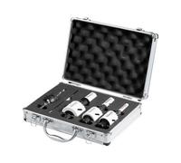 Makita E-12310 EZYCHANGE - Set di seghe a tazza in valigetta in alluminio, bimetallico HSS-Co, diametro 16-51 mm, profondità di taglio 44 mm, per legno, metallo, alluminio, acciaio inossidabile,