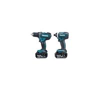 Makita, set di trapano avvitatore DDF482 e avvitatore a percussione DTD152 18 V - DLX2127MJ6