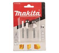 Makita Set per fresa, 3 pezzi, 6 mm, D 53338