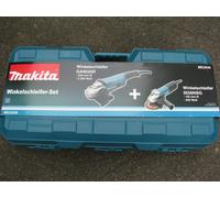 Makita Smerigliatrice Angolare DK0052G Set Ga 9020 R+ 9558 NBR + 3x Cemento Lama