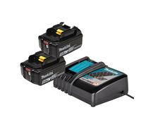Makita Starterset 2 Batterie 5Ah e Caricabatterie LXT (DC18RC + 2x BL1850B) *Spedizione Immediata*