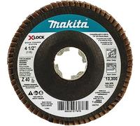 Makita T-03894 X-Lock - Disco lamellare angolato per levigatura e lucidatura, grana 40, tipo 29, per X-Lock e tutte le smerigliatrici con perno da 7/8"