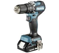MAKITA TALADRO PERCUTOR INALÁMBRICO, 18 VOLTIOS DHP487RAJ, Aluminium, Petrolio
