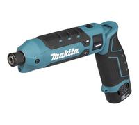 Makita TD023DSE Avvitatore a impulsi a batteria 7,2V con testa snodabile (2x 1,5Ah)