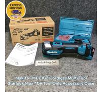 Makita TM001GZ Cordless Multi Tool Starlock Max 40V Tool Only Accessory Case