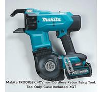 Makita TR001GZK 40Vmax Cordless Rebar Tying Tool, Tool Only, Case Inclusive, XGT