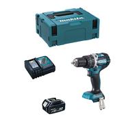 Makita trapano a percussione dhp484rtj1 (1 x 5,0 ah + dc18rc + makpac 2) 0659436002098