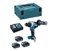 Makita trapano avvitatore ddf486rt3j (3 x 5,0 ah + dc18rc + makpac 2) 0088381739771