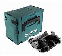 Makita Valigetta Makpac 3 Preformato Per 4 Batterie E Caricabatterie Doppio
