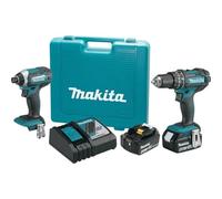 Makita XT261M 2 Piece 18V Lithium-Ion 4.0 Ah Cordless Combo Kit