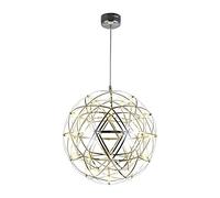 MAKIVI Moderna e semplice Gypsophila Lampada a sospensione Lampadari sferici in acciaio inossidabile per ristorante Soggiorno Negozio di abbigliamento Caffetteria Decorazione Lampada Marriage