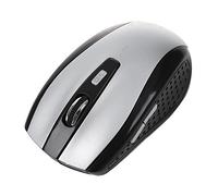 MAKIVI Ricevitore USB 2.4G Mouse Ottico Senza per Computer Portatile, Argento