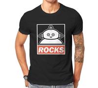 Makka Pakka Rocks O Neck Tshirt in The Night Garden Preschool Makka Pakka Pure Cotton T Shirt Man's Tops Black Men's
