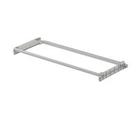 MAKKIORI Telaio in alluminio per Pensile Scolapiatti | Supporti telescopici | Ricambio per Pensili Cucina | Colore Grigio (Telaio 86 cm per pensile 90) (86 cm per pensile da 90)