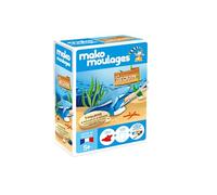 mako moulages -Le Requin-1 - Statuetta da modellare, kit di hobby creativo-gesso e pittura a guazzo, 39103, 5 colori per la personalizzazione-Made in Francia, per bambini di 5 anni, taglia unica