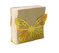 MAKOMAKI Robusto supporto per tovaglioli in ferro, base quadrata, design verticale, materiale in ferro, porta asciugamani quadrato verticale (grande 7)