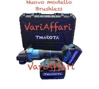 MAKOTA Smerigliatrice angolare a batteria flex 100/125mm 68V 2 Batterie 6Ah