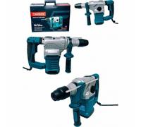 MAKOTA-TRAPANO SCALPELLATORE MARTELLO DEMOLITORE 1500W 32MM TASSELLATORE 8 ACCES