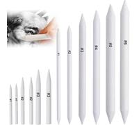 Makoto Nobu 12 Pezzi Sfumino per Disegno Tortillions Set, Kit Disegno Professionale a Matita, Sfumino da Disegno per Artisti e Studente Schizzo