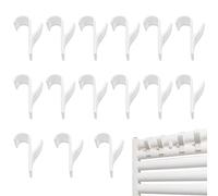 Makoto Nobu 15 Pezzi Ganci per Termoarredo Bagnos, Appendi Asciugamani per Termosifoni, Gancio per Termosifoni Accappatoio, Appendiabiti per Radiatore, Scaldasalviette, Vestiti e Asciugamani, Bianc