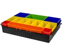 MAKPAC Porta minuterie con sezioni colorate P-83652 Makita