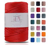 Makromecity Filato macramè, 2 mm x 230 m, in poliestere, macramè, in polipropilene, per artigianato, decorazioni per la casa, piattino, borsa a tracolla, runner