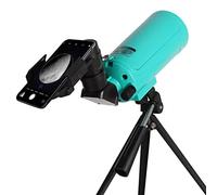 Maksutov-Cassegrain Telescopio adulti e bambini principianti, composto catadiottrico Sarblue MAK60 750 x 60 mm, da viaggio compatto, portatile, con treppiede da tavolo e adattatore telefono