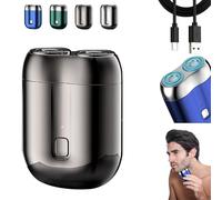 Makthsuitabl Shaver, Cheerglad 2025 New Upgrade Pocket Shaver USB Mini Shavers for Men, Rechargeable Waterproof for Home, Travel and Car (Gray)