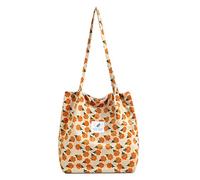 Makukke, borsa a tracolla da donna - tracolla in cordino, borsa da donna, shopper con manico per ufficio, scuola, shopping, viaggio, L, Rétro