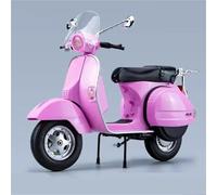 MAKUTU Modello di moto in scala 1:10 Per Vespa 125 Modello Di Motocicletta Per Il Tempo Libero In Lega Pressofusa Classica In Metallo Simulazione Suono E Luce Regali(Red)