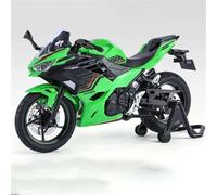 MAKUTU Modello di moto in scala 1:12 Per La Collezione Di Modelli Motocicletta Pressofusa Per Kawasaki 400, Giocattolo Hobby, Regalo, Fuoristrada(Vert)