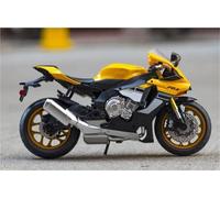 MAKUTU Modello di moto in scala Modellino Di Motocicletta Pressofusa In Scala 1:12, Giocattolo, Decorazione D'interni Per La Casa, Regalo Compleanno Per YAMAHA YZF-R1 YZFR1 YZF R1(Jaune)