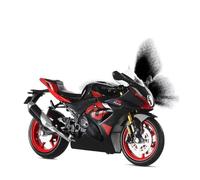 MAKUTU Modello di moto in scala Modellino Di Motocicletta Pressofusa In Scala 1/12, Modello Da Corsa, Decorazione D'interni Per La Casa, Regalo Compleanno Per Suzuki GSX R1000R GSXR1000R(Red)