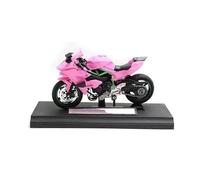 MAKUTU Modello di moto in scala Per La Simulazione Di Una Motocicletta Giocattolo In Lega Per Kawasaki H2R In Scala 1/18(Rose)