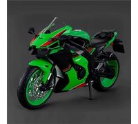 MAKUTU Modello di moto in scala Simulazione In Lega 1:9 Per Modello Di Moto Da Corsa Per Kawasaki ZX-10R Pressofuso In, Collezione Giocattoli In Miniatura, Decorazione Per La Casa(Vert)