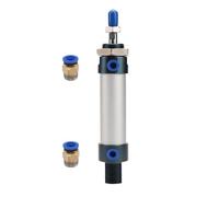 MAL16 Cilindro pneumatico ad aria compressa da 20 mm, piccolo, in lega di alluminio, a doppia azione, corsa 25, 50, 100, 200, 300, 400, 500, 1 pezzo(Stroke 10mm,Bore 16mm)