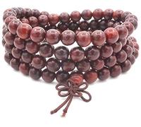 Mala Bracelet, 108 Prayer Beads Natural Tibetan Buddhist Buddhist Buddha Meditation Necklace