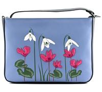 Mala Leather Collezione Snowdrop Borsa a Spalla Pelle 7424_37, Blu, One Size