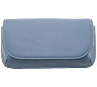 Mala Leather Custodia per Occhiali Strutturata 5224_14, Blu, Taglia unica, moderno