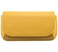 Mala Leather Custodia per Occhiali Strutturata 5224_14, Senape, Taglia unica, moderno